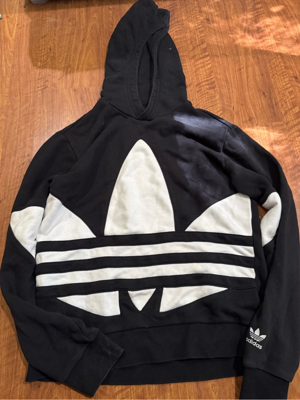 Adidas Hoodie with White Trefoil Logo